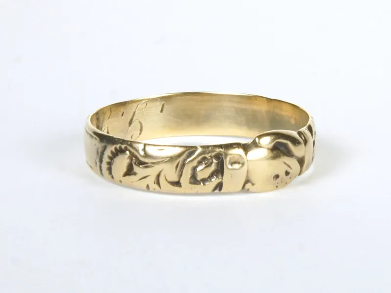 Fede-Ring, gold, Seite rechts