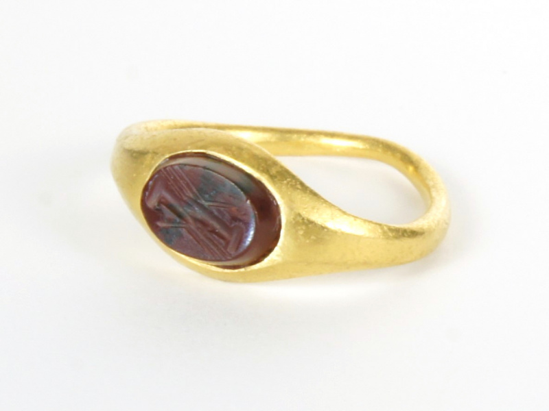 Fede-Ring, gold, Seite links