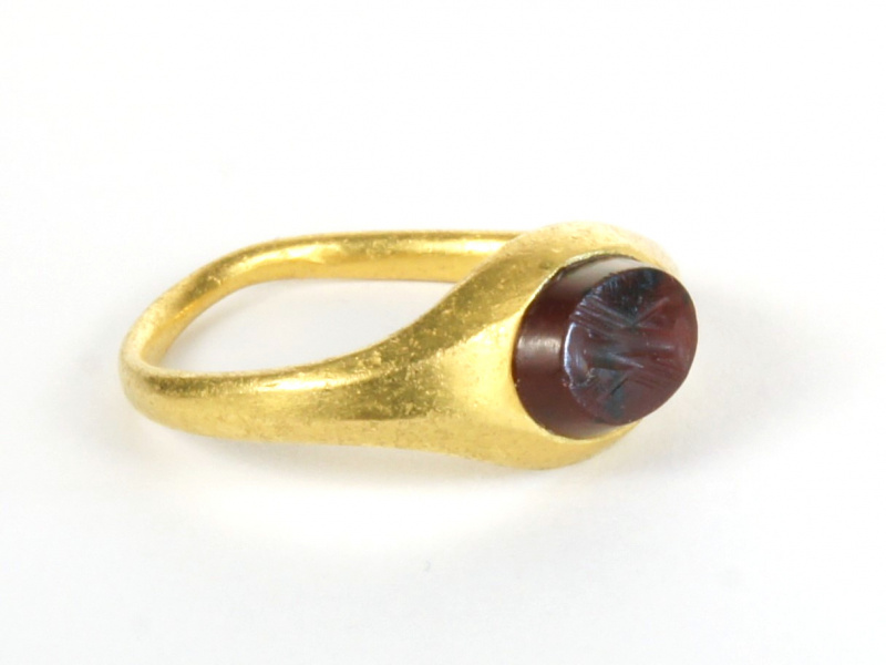Fede-Ring, gold, Seite rechts