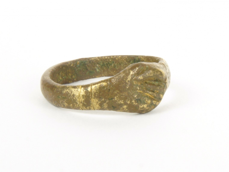 Fede-Ring, bronze, Seite rechts