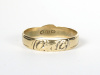 Fede-Ring, gold, von hinten