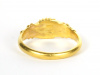 Fede-Ring, gold, von hinten