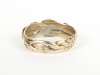 Gimmel-Ring, gold, von hinten