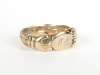 Gimmel-Ring, gold, Seite rechts