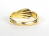 Fede-Ring, gold, von hinten